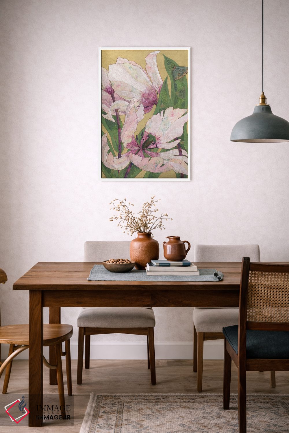 تابلو دکوراتیو در کنار هم به طور طبیعی اثر کارن سیکیه - D6W