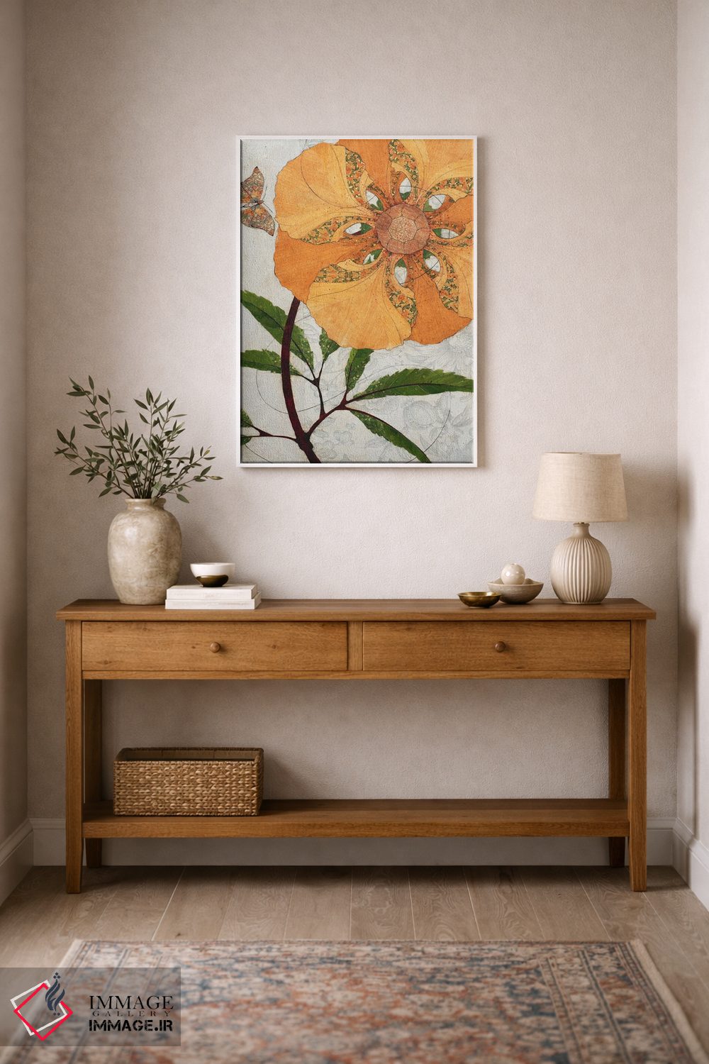 تابلو دکوراتیو آفتابگردان اثر کارن سیکیه - D1W