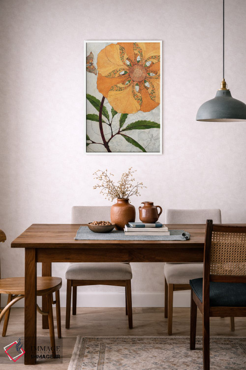 تابلو دکوراتیو آفتابگردان اثر کارن سیکیه - D5W