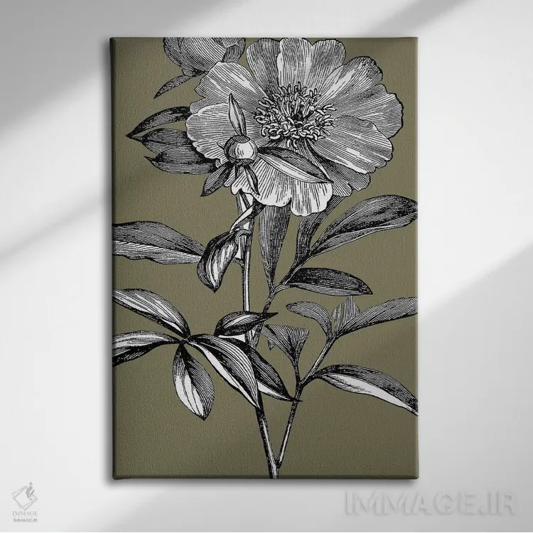 تابلو مینیمال عتیقه گون I اثر کارن اسمیت - نمای روبهرو روی دیوار