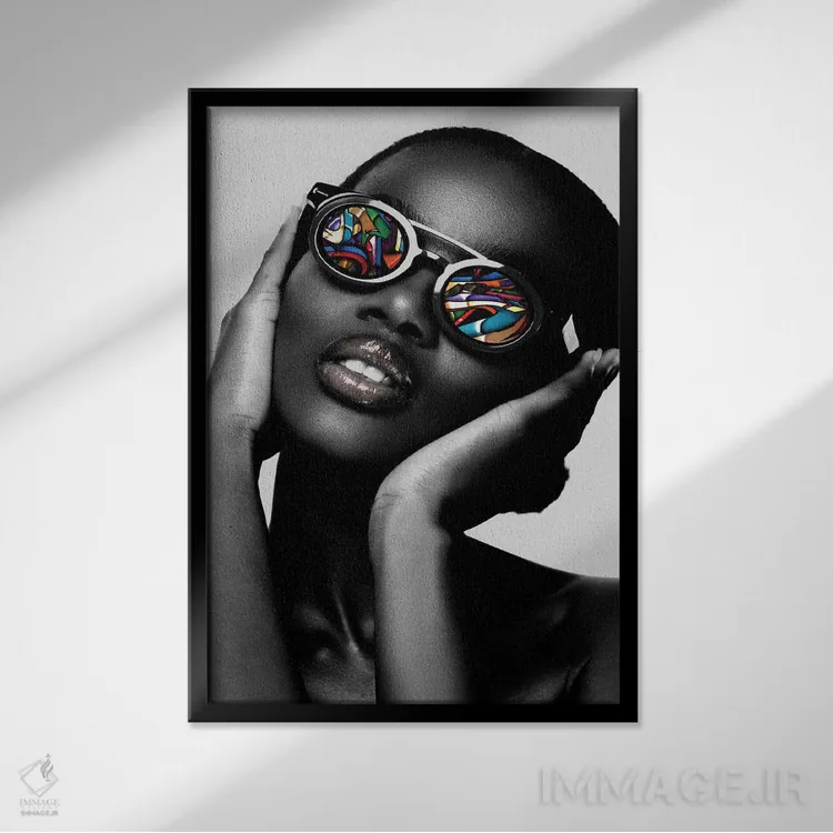 تابلو دکوراتیو کالیدا I اثر کارن اسمیت - نمای قابدار مشکی