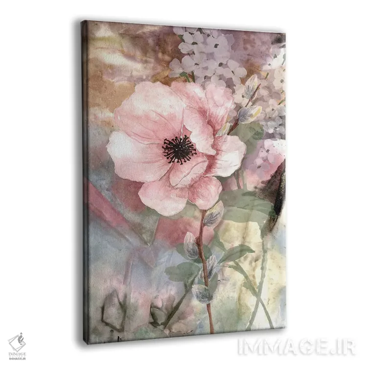 تابلو دکوراتیو گل پاستلی II اثر کارن اسمیت - نمای پرسپکتیو محصول