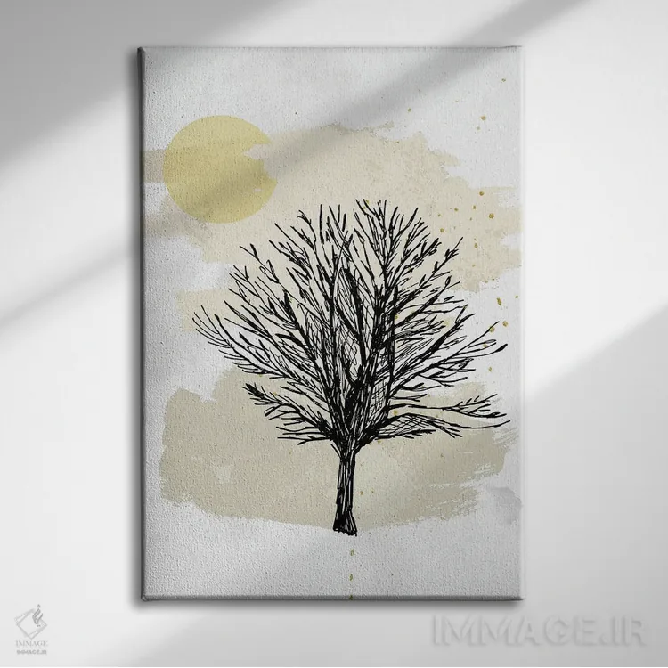 تابلو مینیمال گوشه دنج I اثر کارن اسمیت - نمای روبهرو روی دیوار