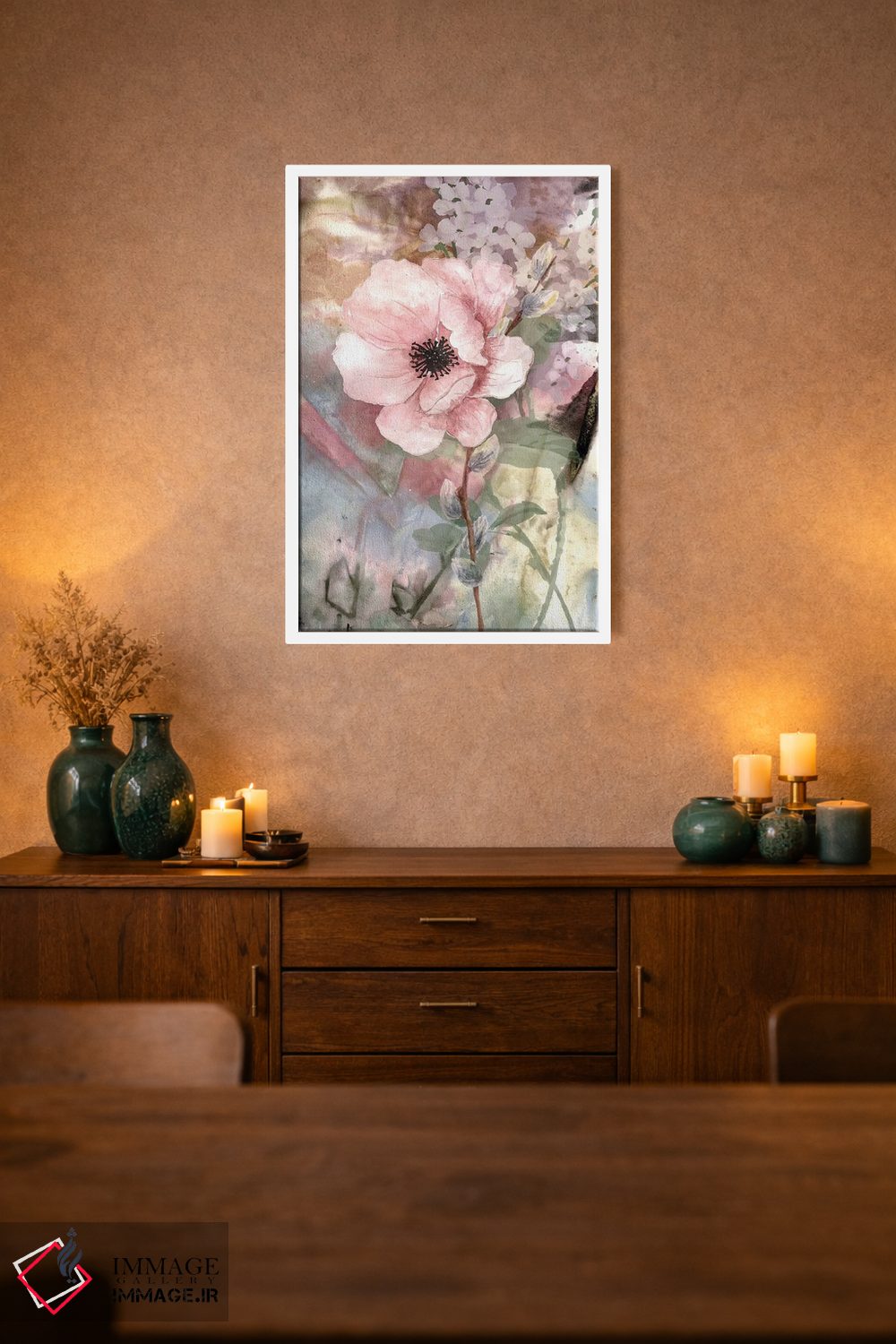 تابلو دکوراتیو گل ۲ اثر کارن اسمیت - D1W