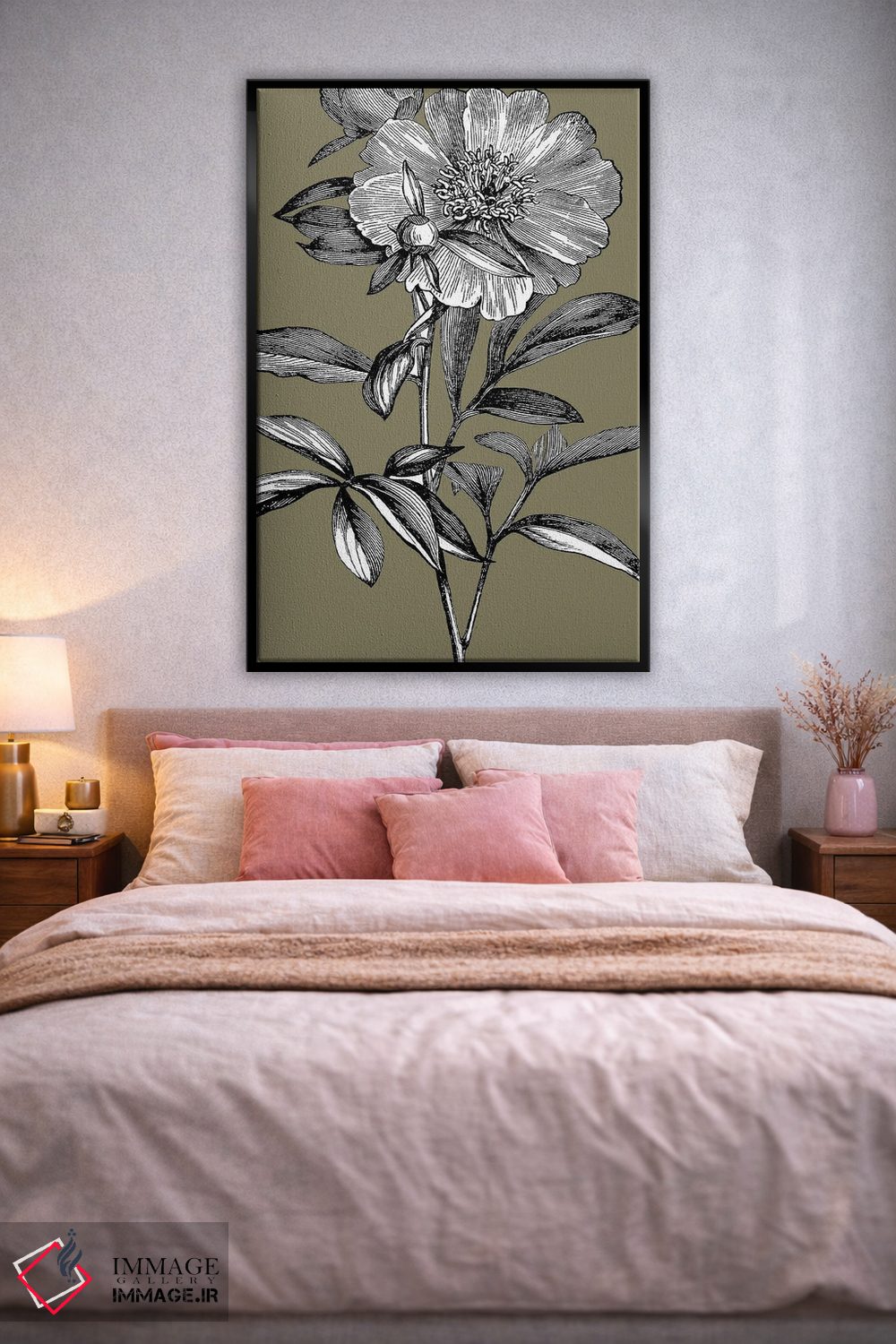 تابلو مینیمال عتیقه گون I اثر کارن اسمیت - D2B