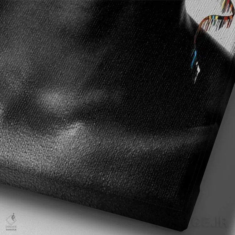 تابلو دکوراتیو کالیدا II اثر کارن اسمیت - نمای نزدیک بافت بوم