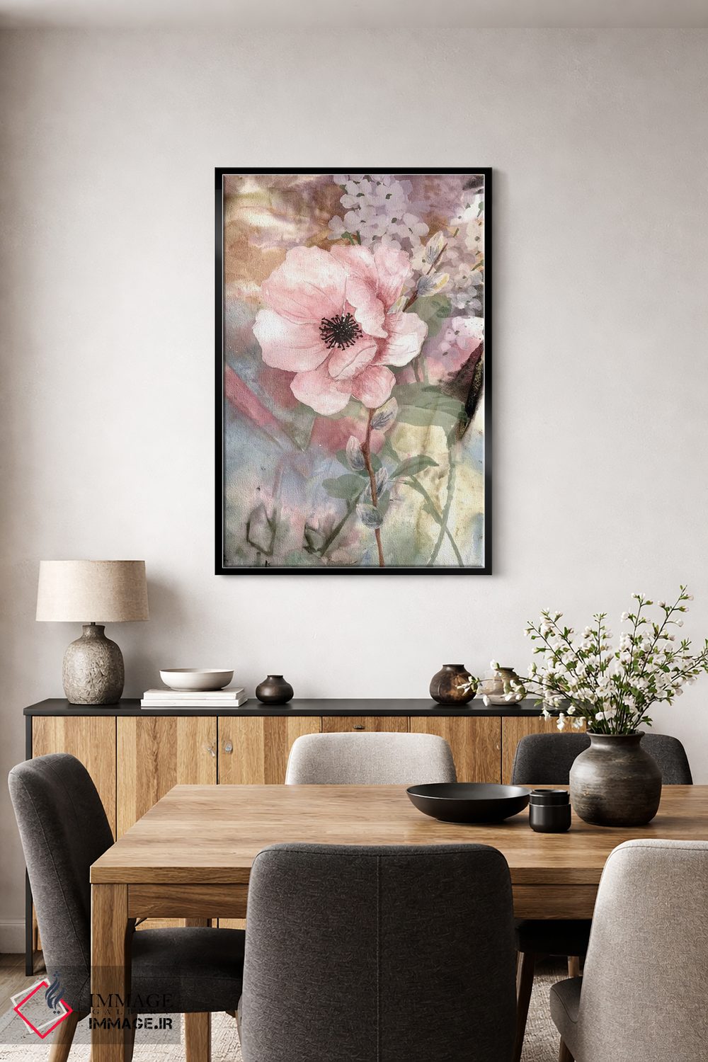 تابلو دکوراتیو گل ۲ اثر کارن اسمیت - D4B