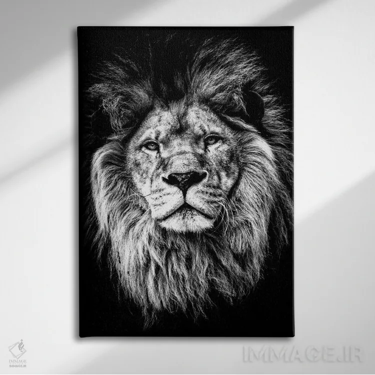 تابلو دکوراتیو وحشی I اثر کارن اسمیت - نمای روبهرو روی دیوار