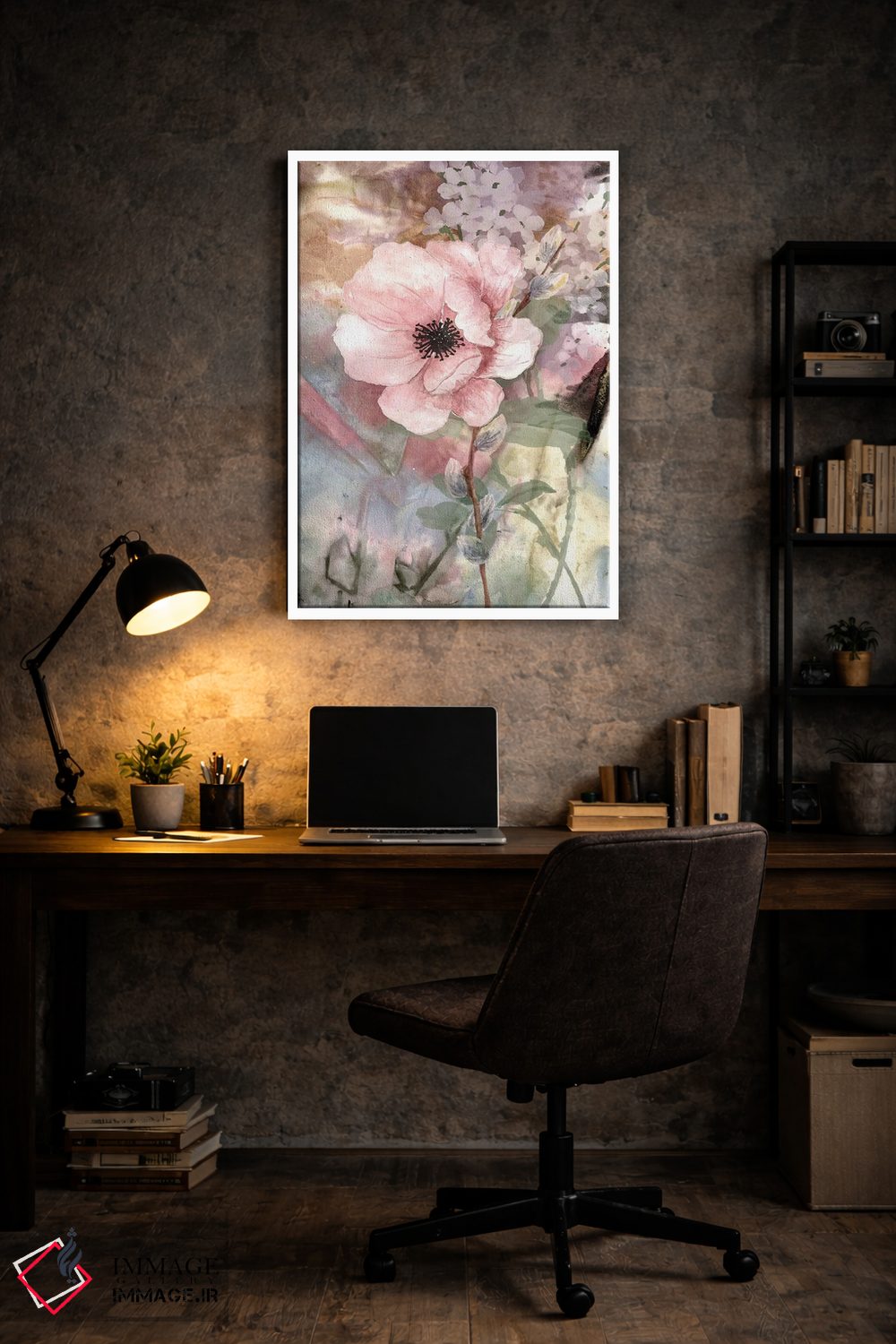 تابلو دکوراتیو گل ۲ اثر کارن اسمیت - D6W