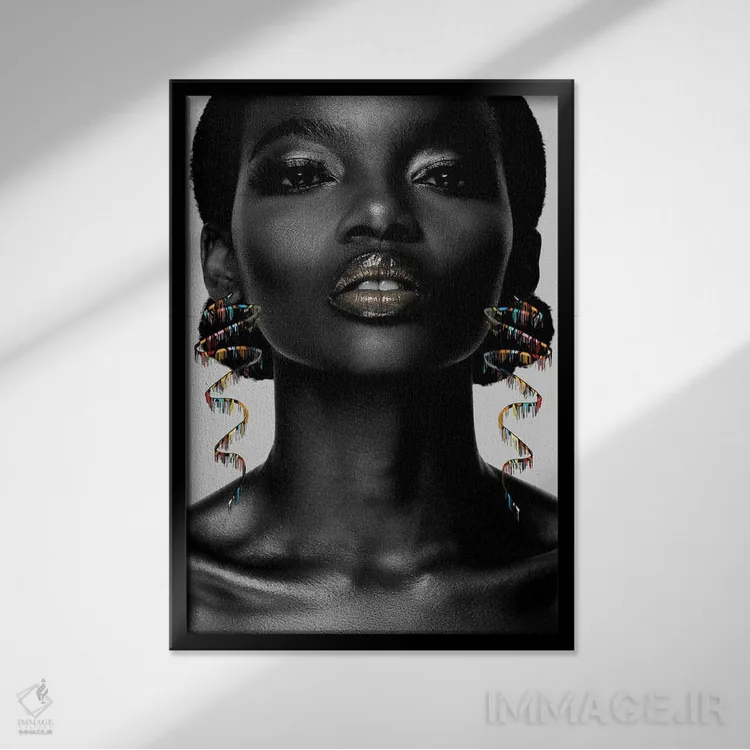 تابلو دکوراتیو کالیدا II اثر کارن اسمیت - نمای قابدار مشکی