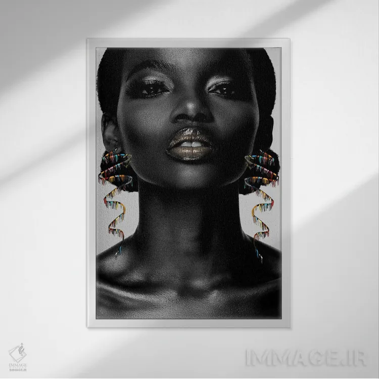 تابلو دکوراتیو کالیدا II اثر کارن اسمیت - نمای قابدار سفید