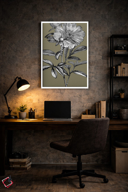 تابلو مینیمال عتیقه گون I اثر کارن اسمیت - D6W