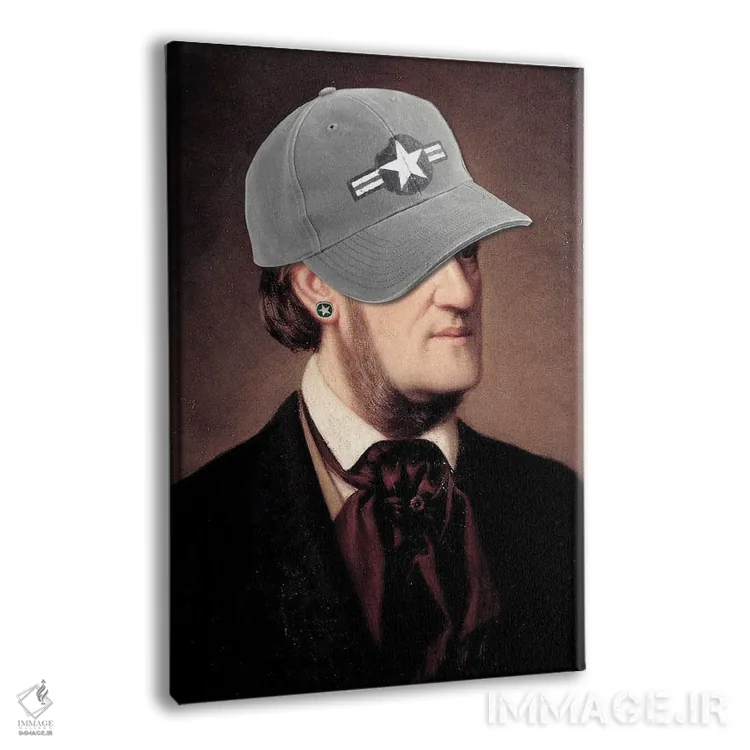 تابلو مدرن استاد آقا اثر کارن اسمیت - نمای پرسپکتیو محصول