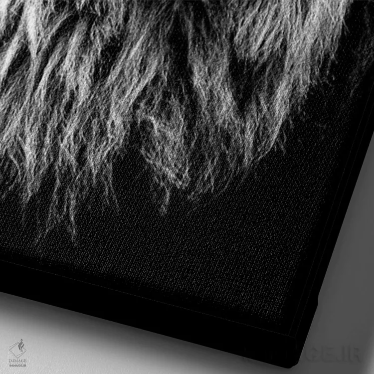 تابلو دکوراتیو وحشی I اثر کارن اسمیت - نمای نزدیک بافت بوم