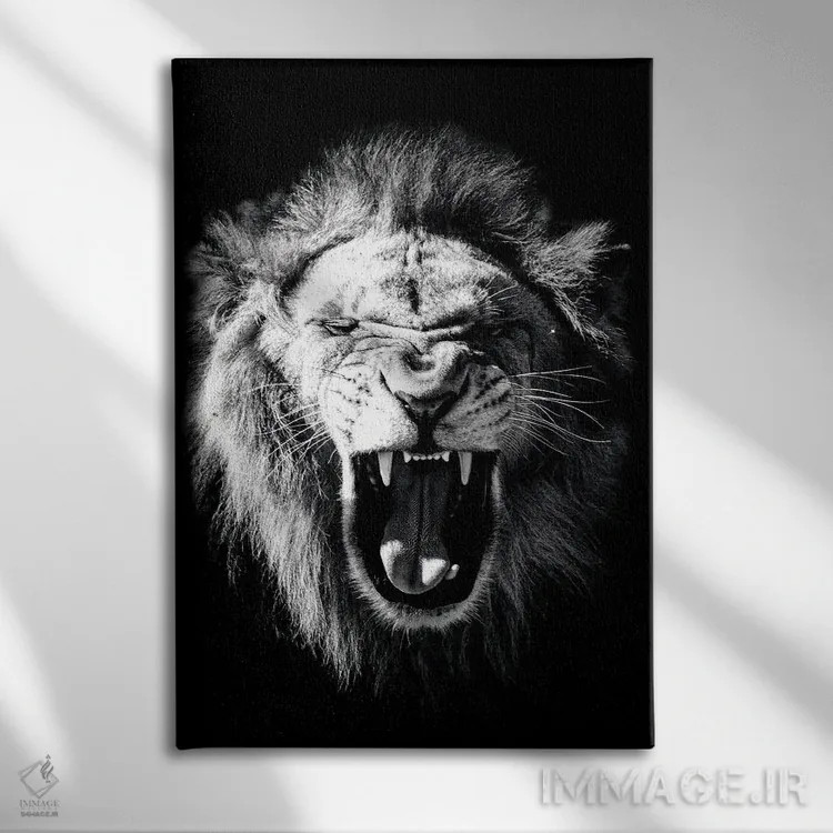 تابلو دکوراتیو وحشی اثر کارن اسمیت - نمای روبهرو روی دیوار