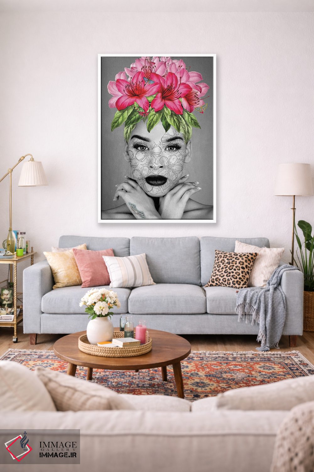 تابلو دکوراتیو گلبرگ I اثر کارن اسمیت - D1W