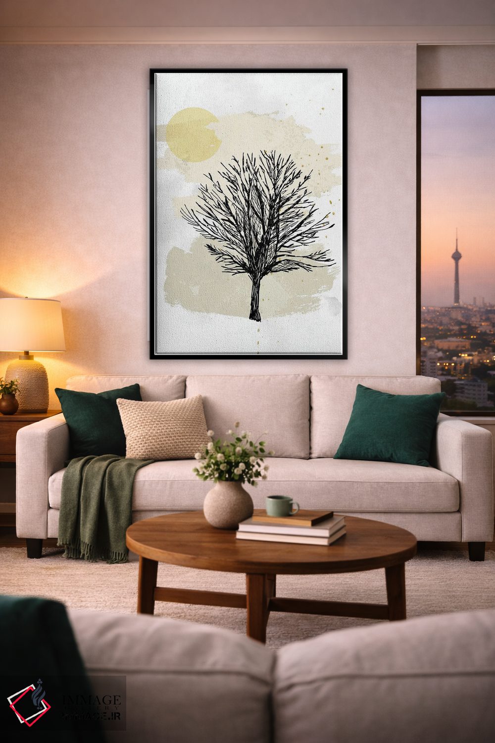 تابلو مینیمال گوشه دنج I اثر کارن اسمیت - D3B