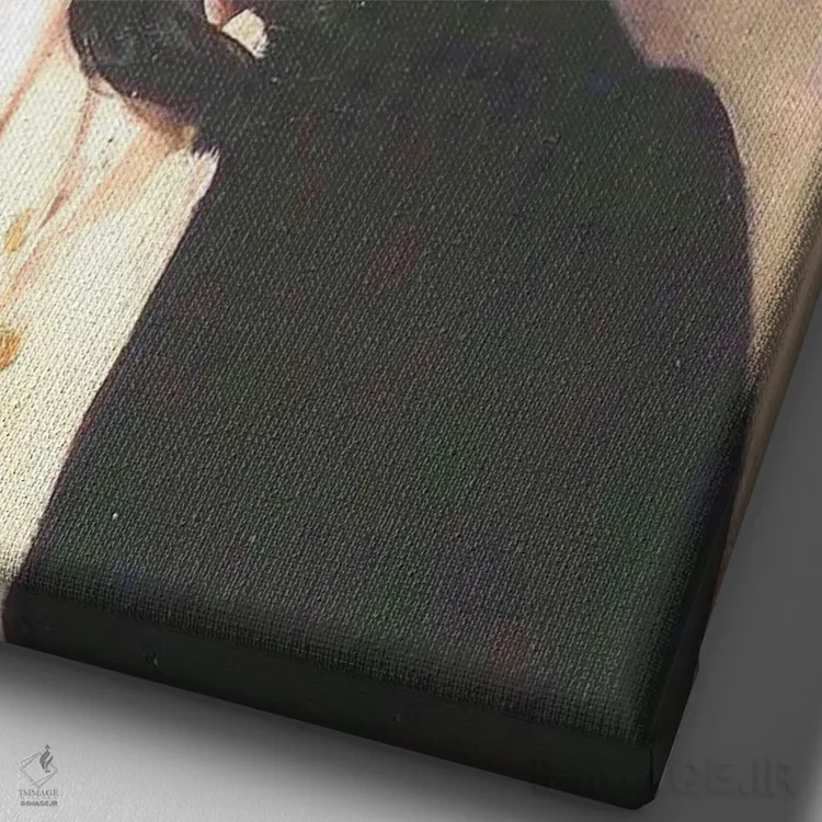 تابلو دکوراتیو سر عتیقه I اثر کارن اسمیت - نمای نزدیک بافت بوم