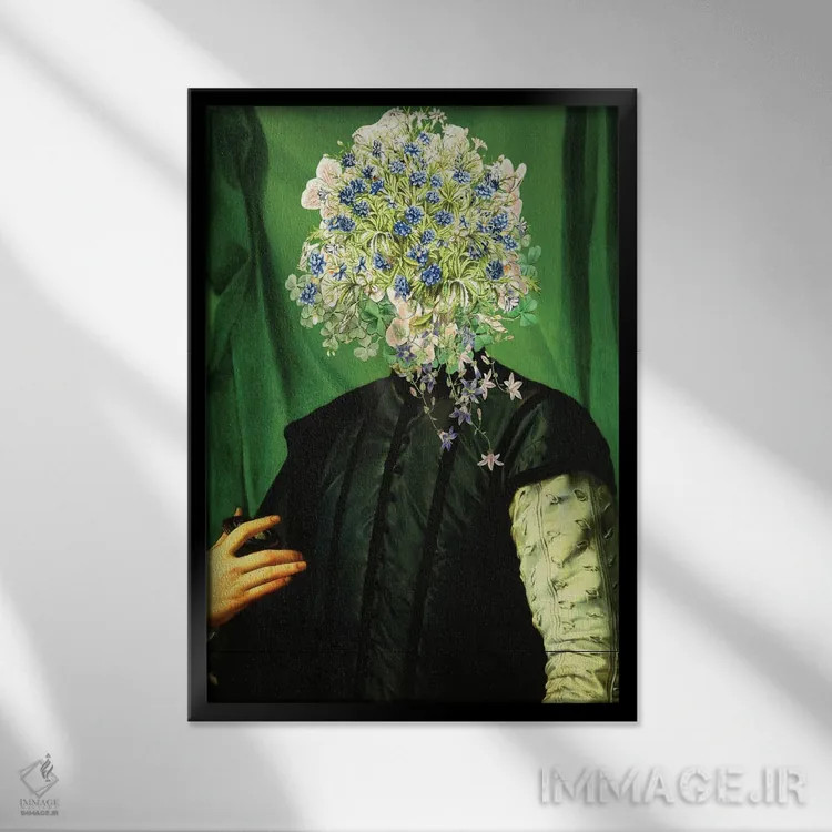 تابلو دکوراتیو سر عتیقه II اثر کارن اسمیت - نمای قابدار مشکی