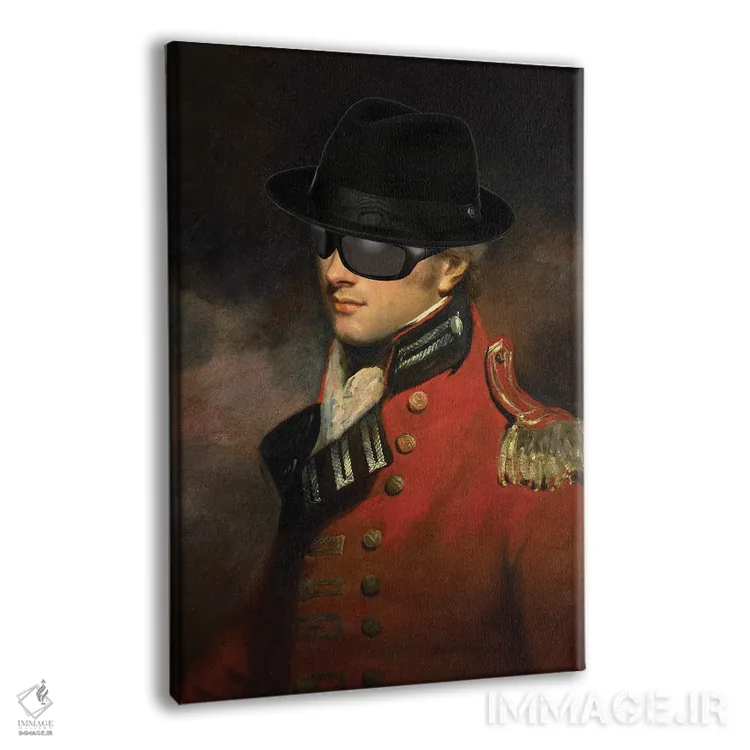 تابلو مدرن مرد بلوز I اثر کارن اسمیت - نمای پرسپکتیو محصول