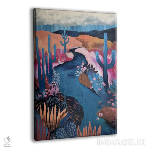 تابلو دکوراتیو منظره در ساعت ۷:۲۳ عصر اثر کسنیا رای - نمای پرسپکتیو محصول