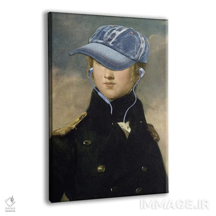 تابلو مدرن سرباز با حرکت خاص لگن اثر کارن اسمیت - نمای پرسپکتیو محصول