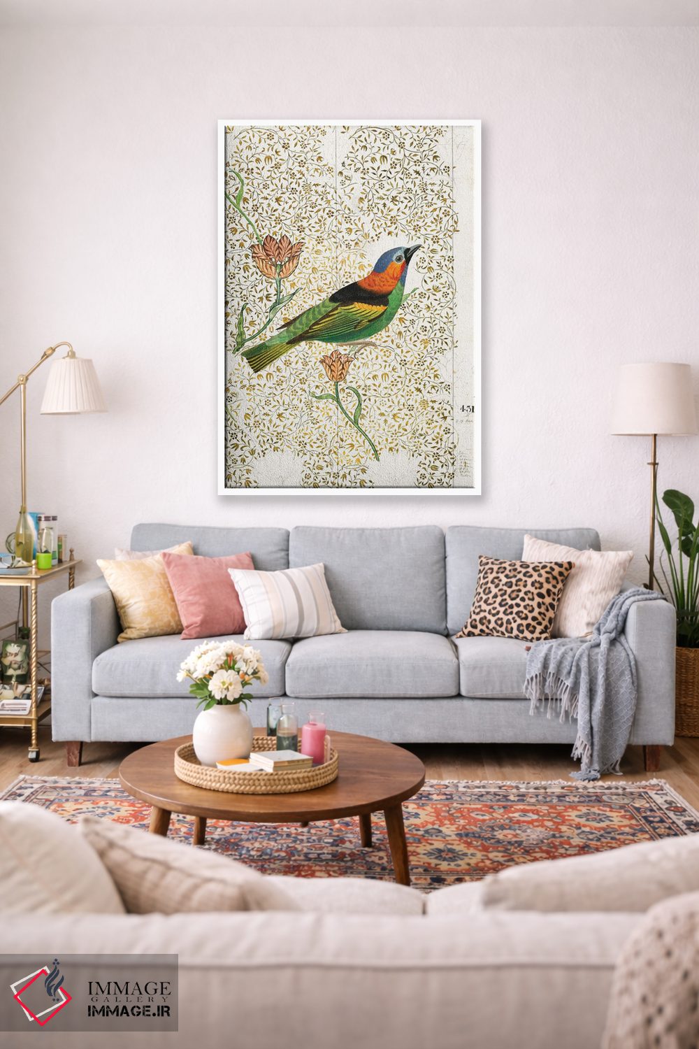 تابلو دکوراتیو پرنده سرا II اثر کارن اسمیت - D1W