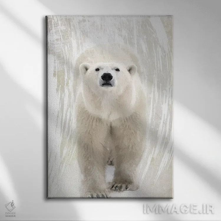 تابلو دکوراتیو هیولای گچی I اثر کارن اسمیت - نمای روبهرو روی دیوار