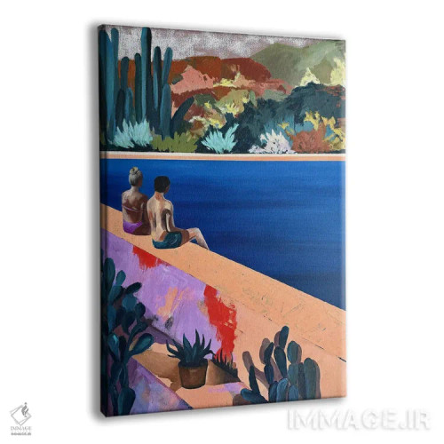 تابلو دکوراتیو منظره در ساعت ۶:۴۵ عصر اثر کسنیا رای - نمای پرسپکتیو محصول