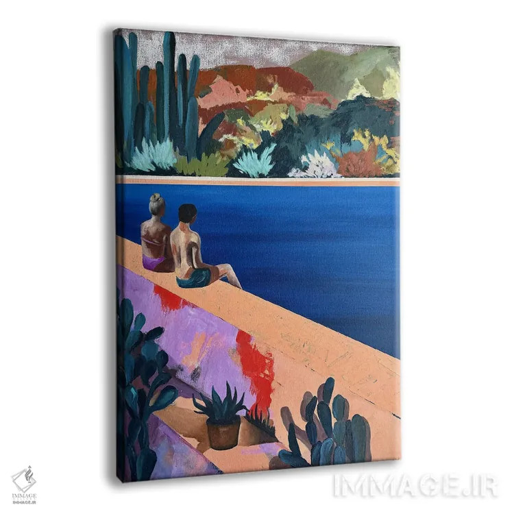 تابلو دکوراتیو منظره در ساعت ۶:۴۵ عصر اثر کسنیا رای - نمای پرسپکتیو محصول