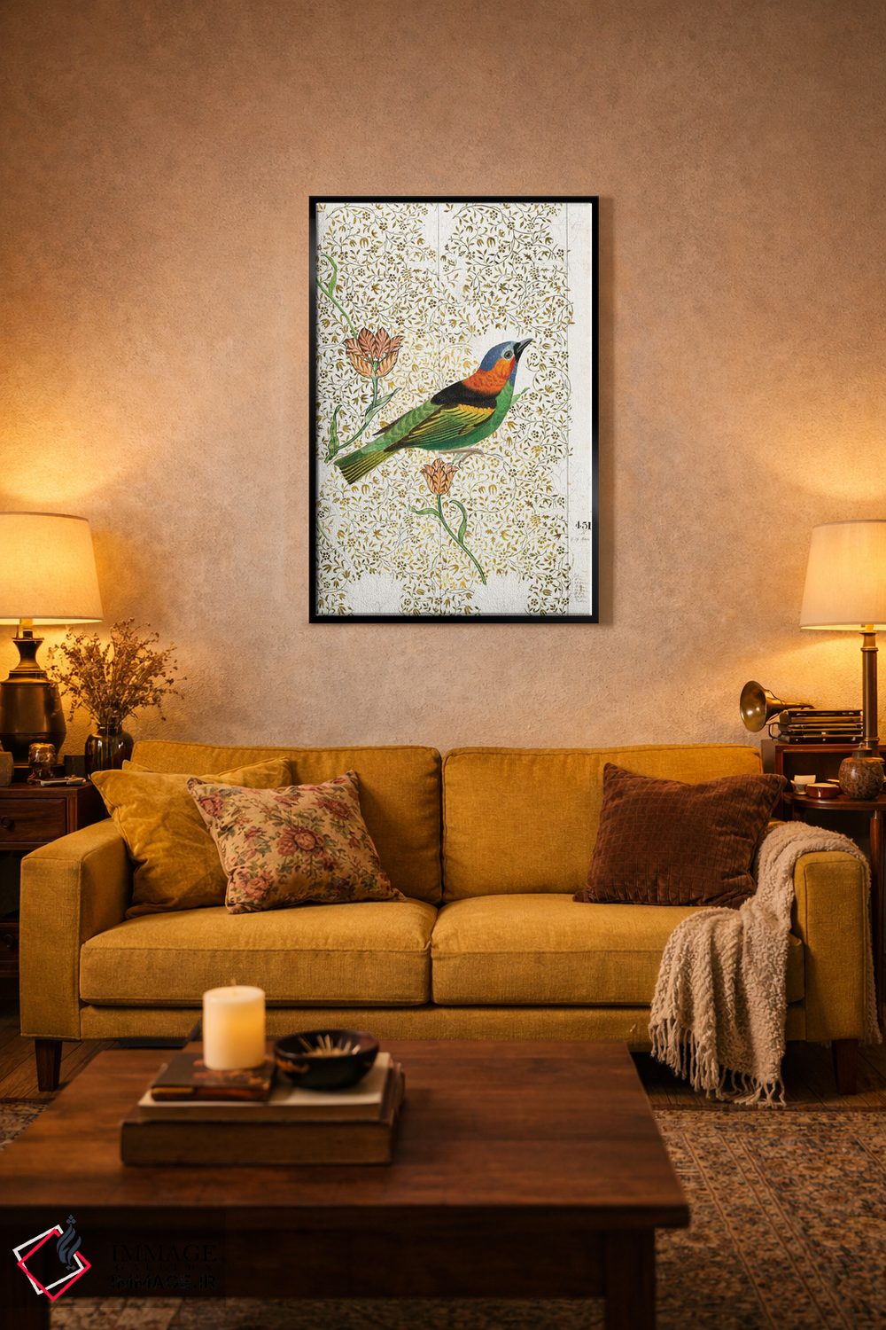 تابلو دکوراتیو پرنده سرا II اثر کارن اسمیت - D4B