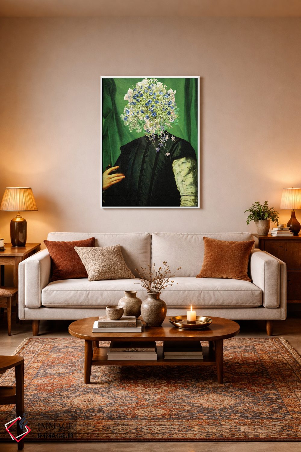 تابلو دکوراتیو سر عتیقه II اثر کارن اسمیت - D2W