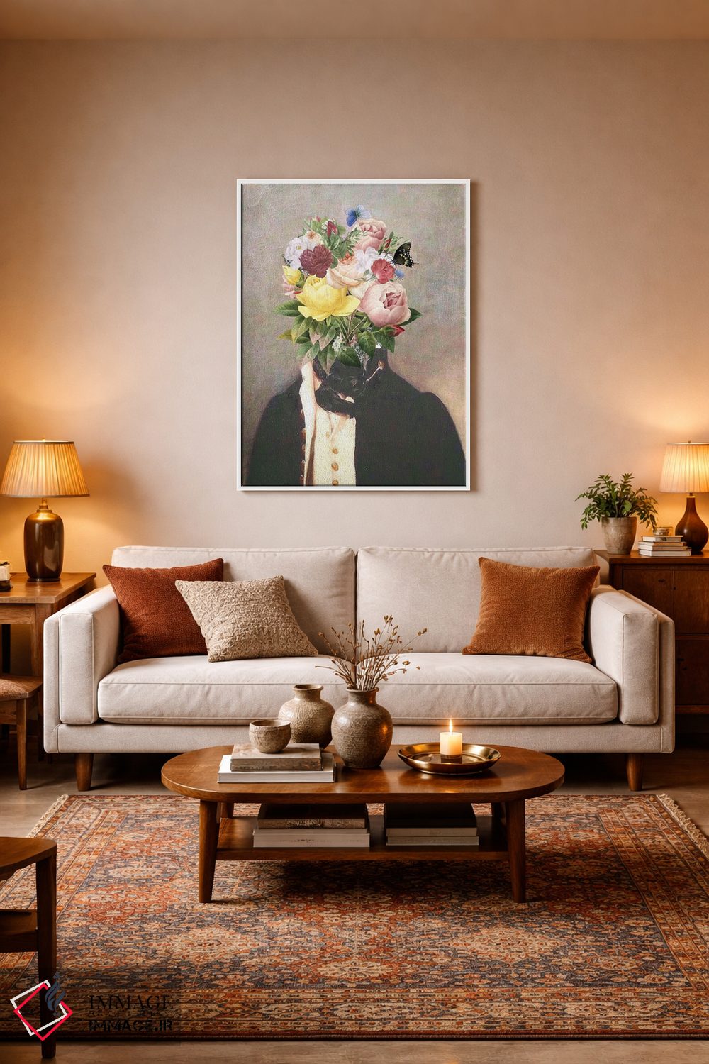 تابلو دکوراتیو سر عتیقه I اثر کارن اسمیت - D1W