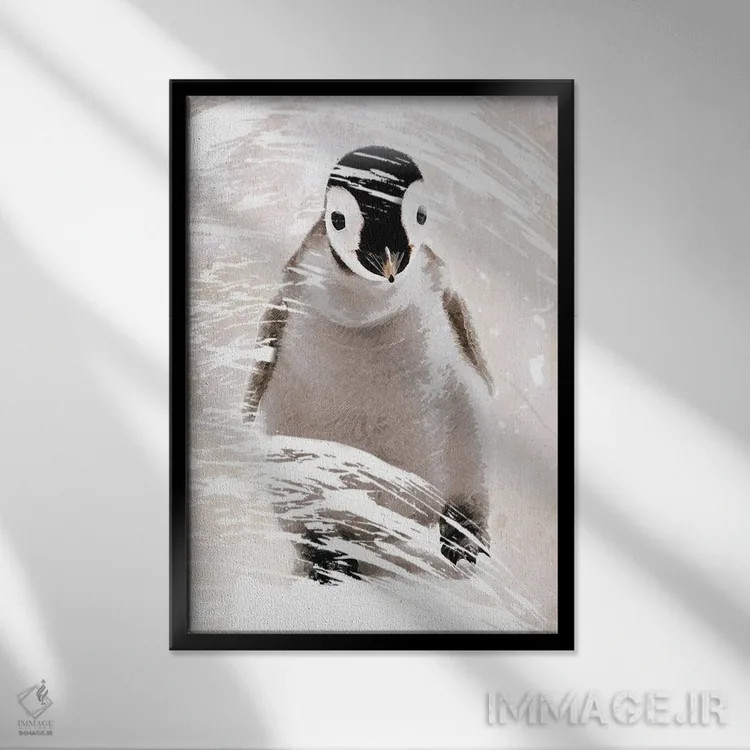 تابلو دکوراتیو هیولای گچی II اثر کارن اسمیت - نمای قابدار مشکی