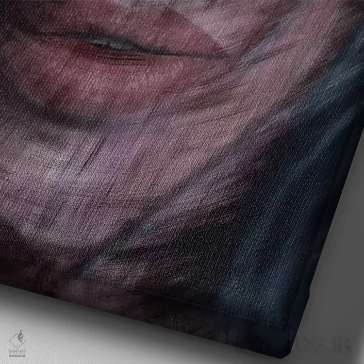 تابلو دکوراتیو وعده مخفی اثر کرستنی - نمای نزدیک بافت بوم