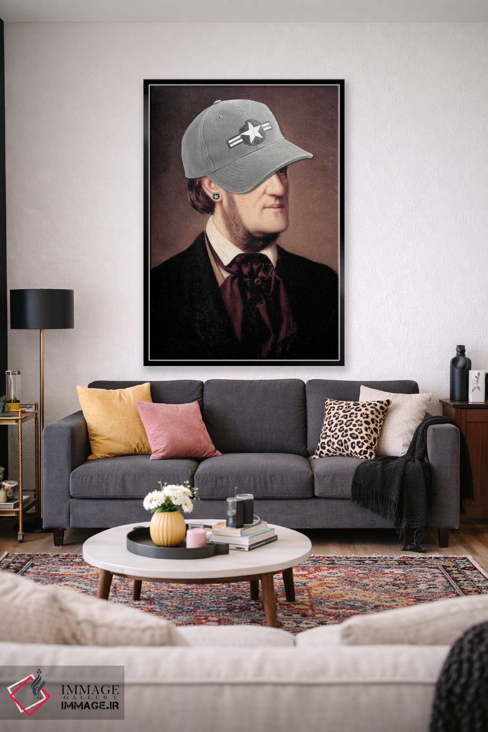 تابلو مدرن استاد آقا اثر کارن اسمیت - D3B