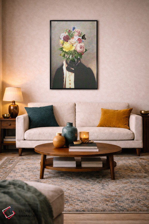 تابلو دکوراتیو سر عتیقه I اثر کارن اسمیت - D5B