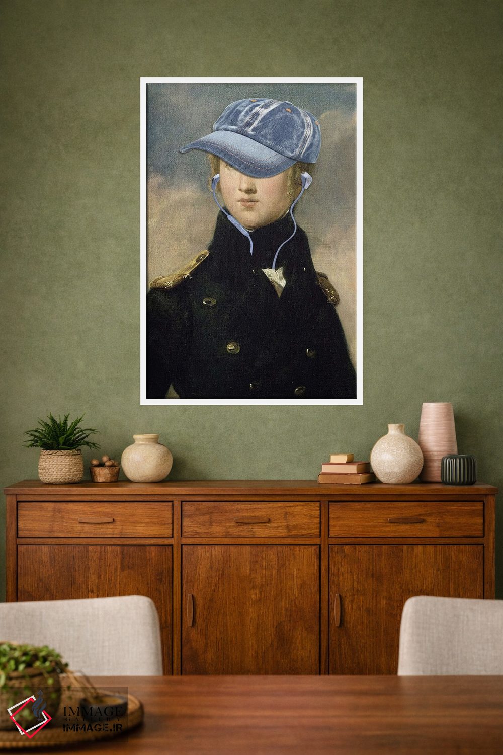 تابلو مدرن سرباز با حرکت خاص لگن اثر کارن اسمیت - D1W