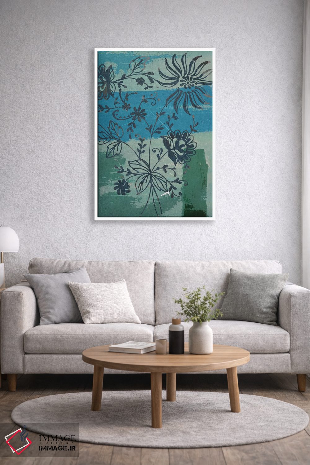 تابلو دکوراتیو شکوفه زن I اثر کارن اسمیت - D1W