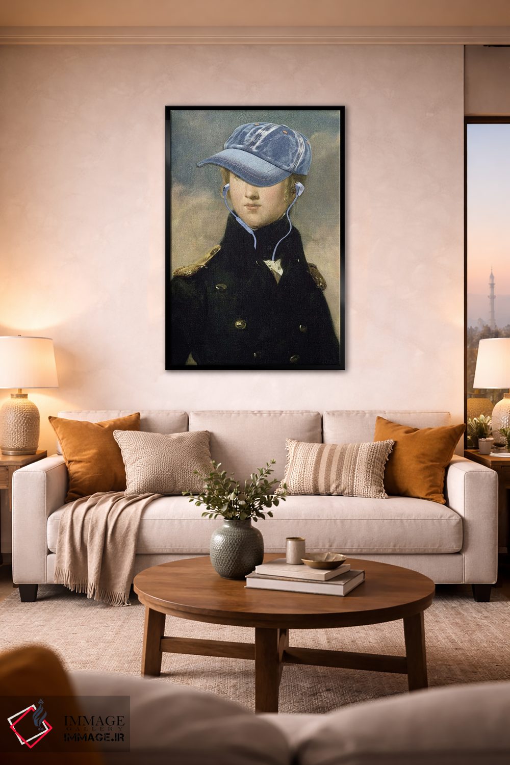 تابلو مدرن سرباز با حرکت خاص لگن اثر کارن اسمیت - D2B