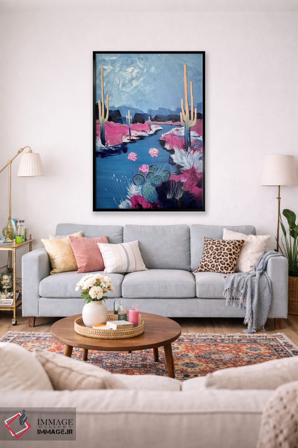 تابلو دکوراتیو منظره خیلی بزرگ در ساعت ۷:۱۹ عصر اثر کسنیا رای - D1B