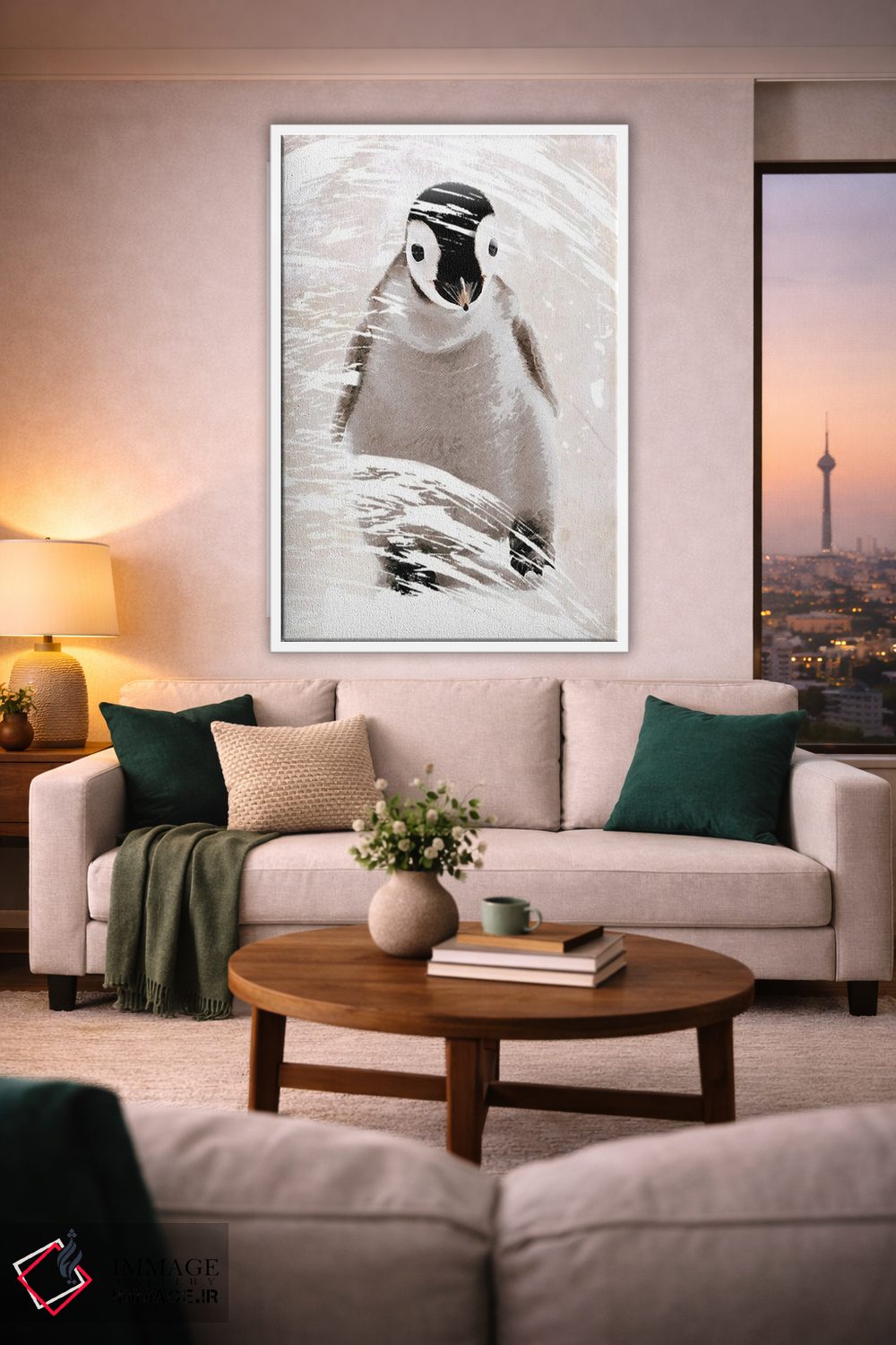 تابلو دکوراتیو هیولای گچی II اثر کارن اسمیت - D1W