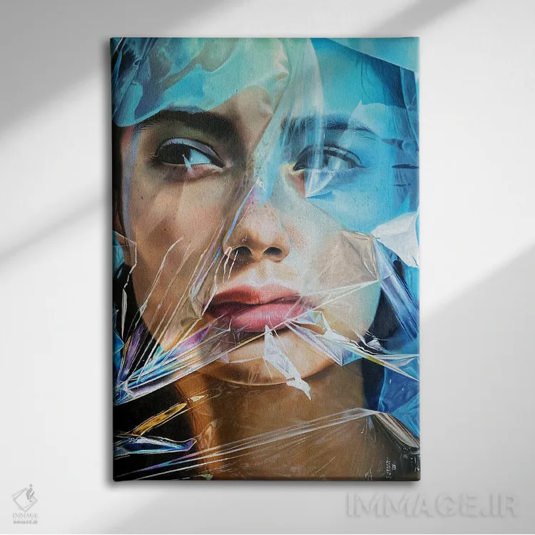 تابلو دکوراتیو فراتر از واقعیت اثر کرستنی - نمای روبهرو روی دیوار