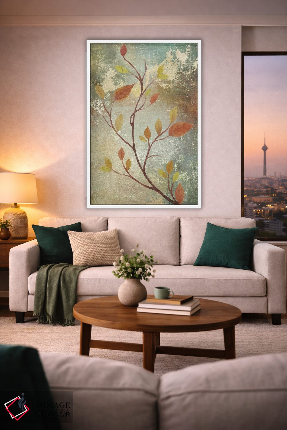 تابلو انتزاعی برداشت محصول II اثر کارن اسمیت - D1W