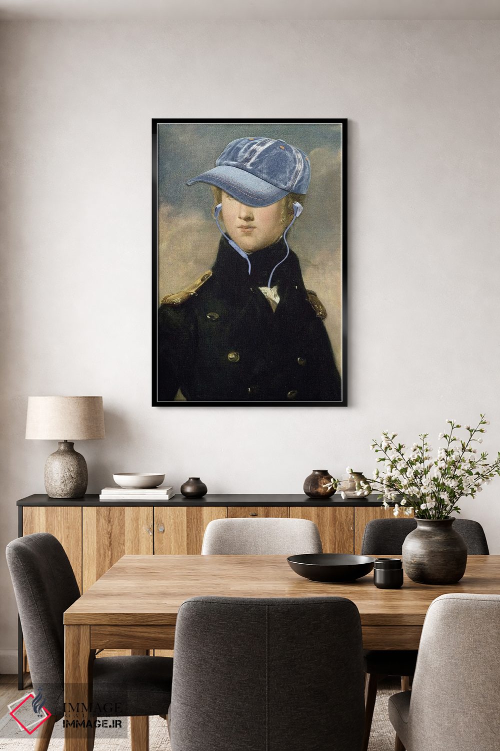 تابلو مدرن سرباز با حرکت خاص لگن اثر کارن اسمیت - D5B