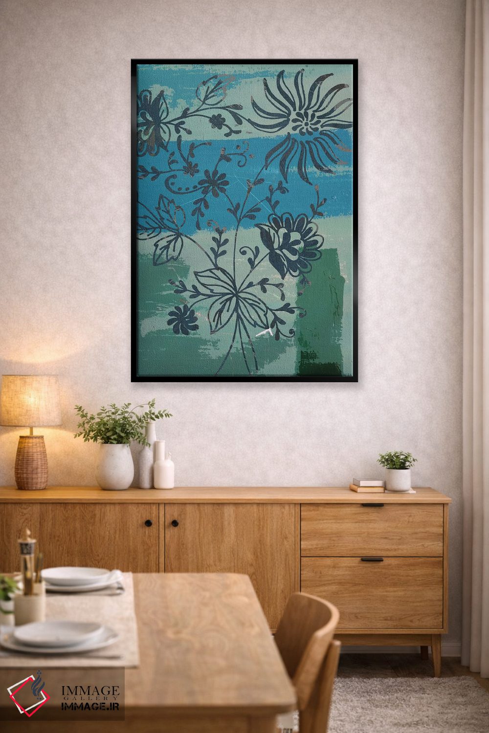 تابلو دکوراتیو شکوفه زن I اثر کارن اسمیت - D4B
