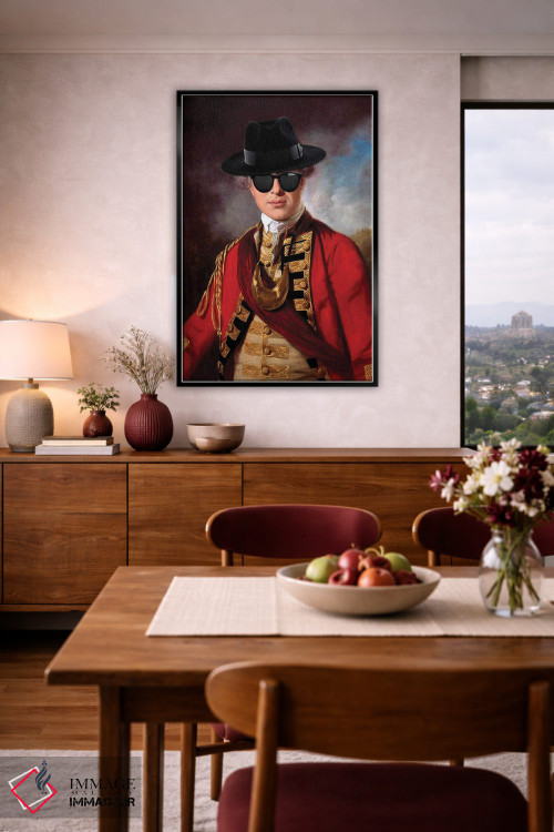 تابلو مدرن مرد بلوز II اثر کارن اسمیت - D4B