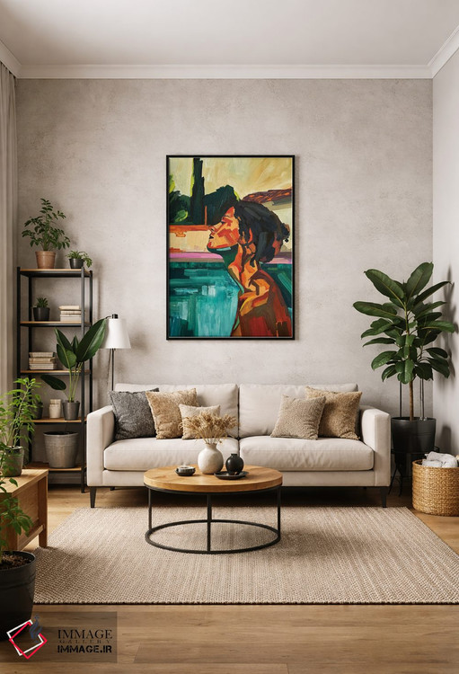 تابلو دکوراتیو نگاه در ساعت ۸:۱۸ شب اثر کسنیا رای - D1B