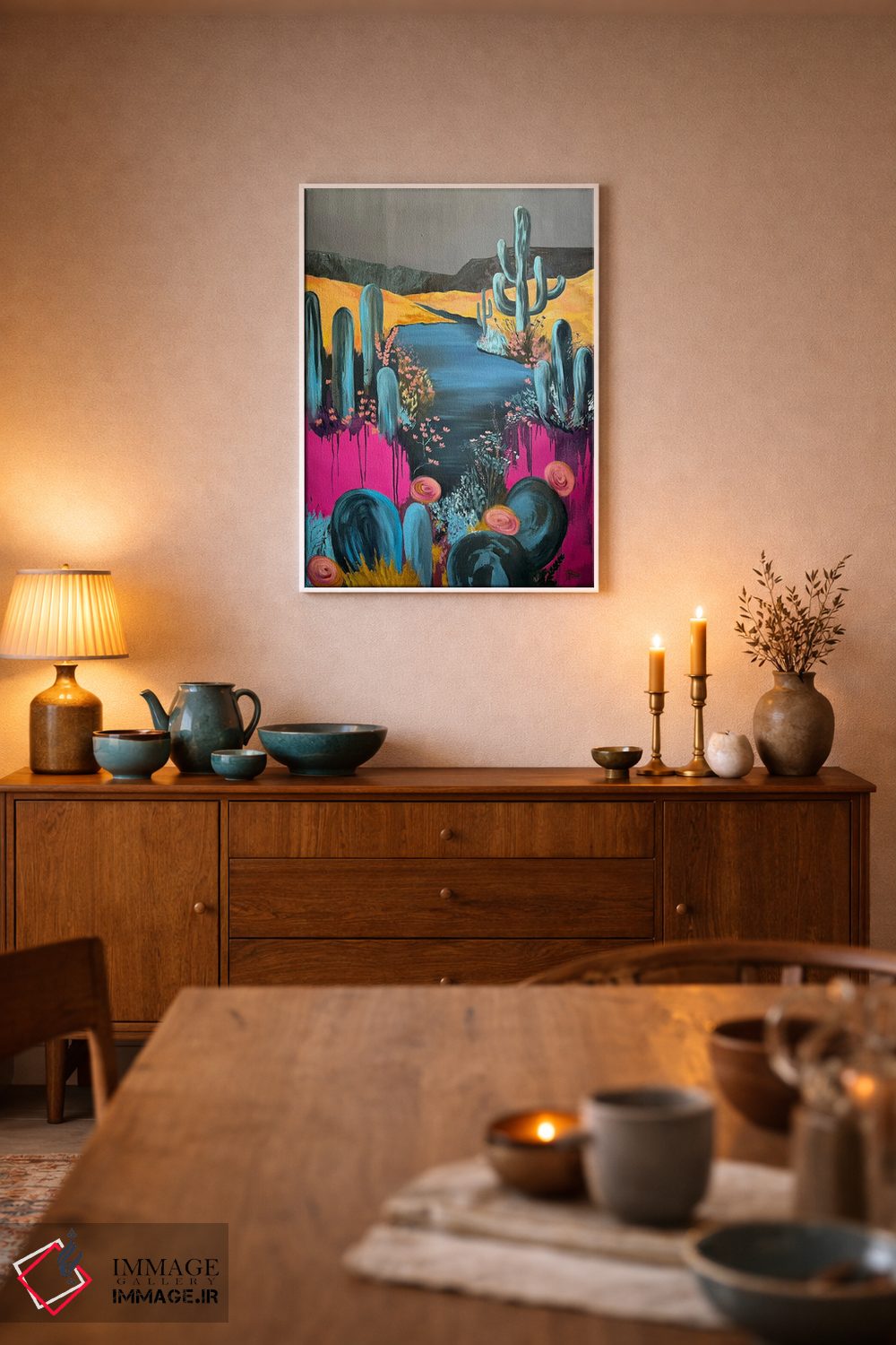 تابلو دکوراتیو منظره در ساعت ۷:۱۶ عصر اثر کسنیا رای - D6W