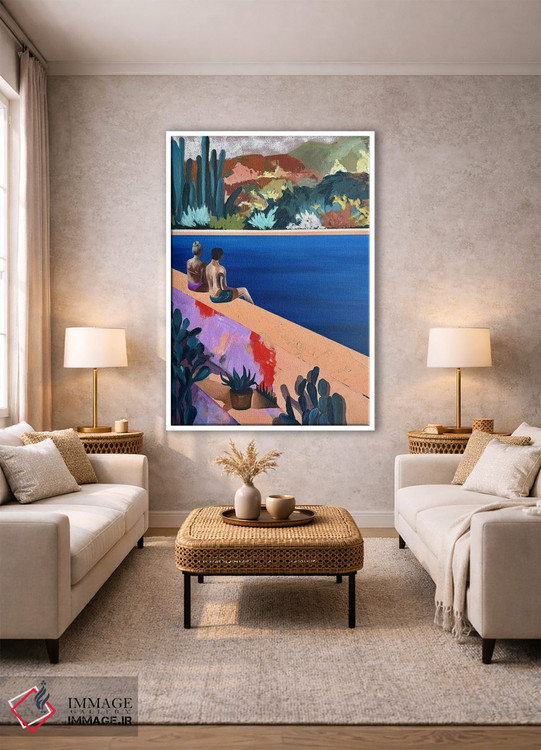 تابلو دکوراتیو منظره در ساعت ۶:۴۵ عصر اثر کسنیا رای - D1W